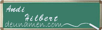 Andi Hilbert Visitenkarte